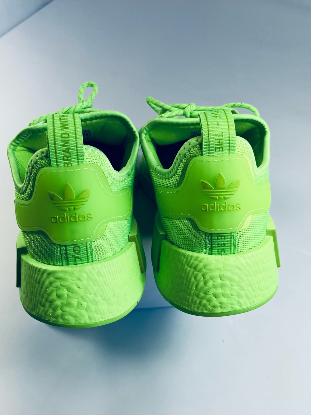 Adidas NMD R 1 Athletic Shoes #IE7277 Solar Neon Green Women’s:9 1/2 Sneakers - Picture 4 of 15